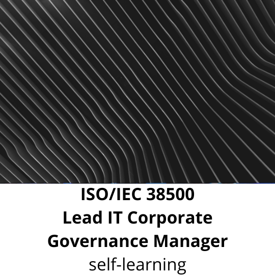 ISO/IEC 38500 Lead IT Corporate Governance Manager